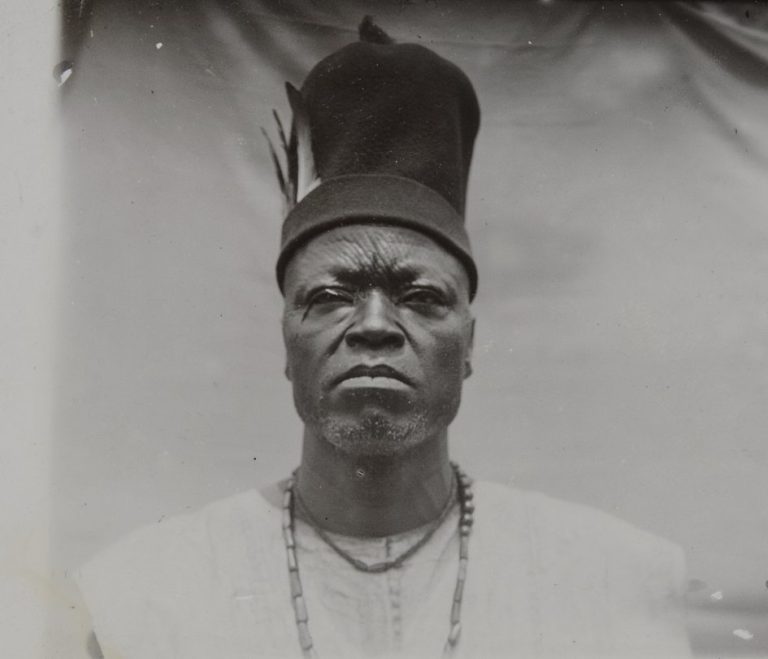 Chief Obudugbo. "Ezeana of Neni". Photographed by Northcote Thomas, c. 1910-11. MAA Cambridge. Image Credit: Ukpuru on X 