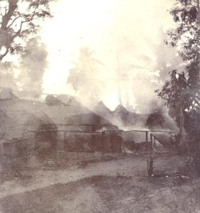 Burning of Arochukwu during the Anglo-Aro War (1901-1902). Donald A MacAlister.