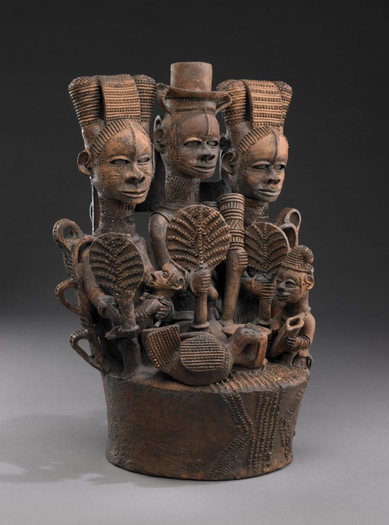 Ceramic Alter for the Igbo yam/agriculture deity Ifejioku from Osisa in the Ndokwa Igbo area, 1890s