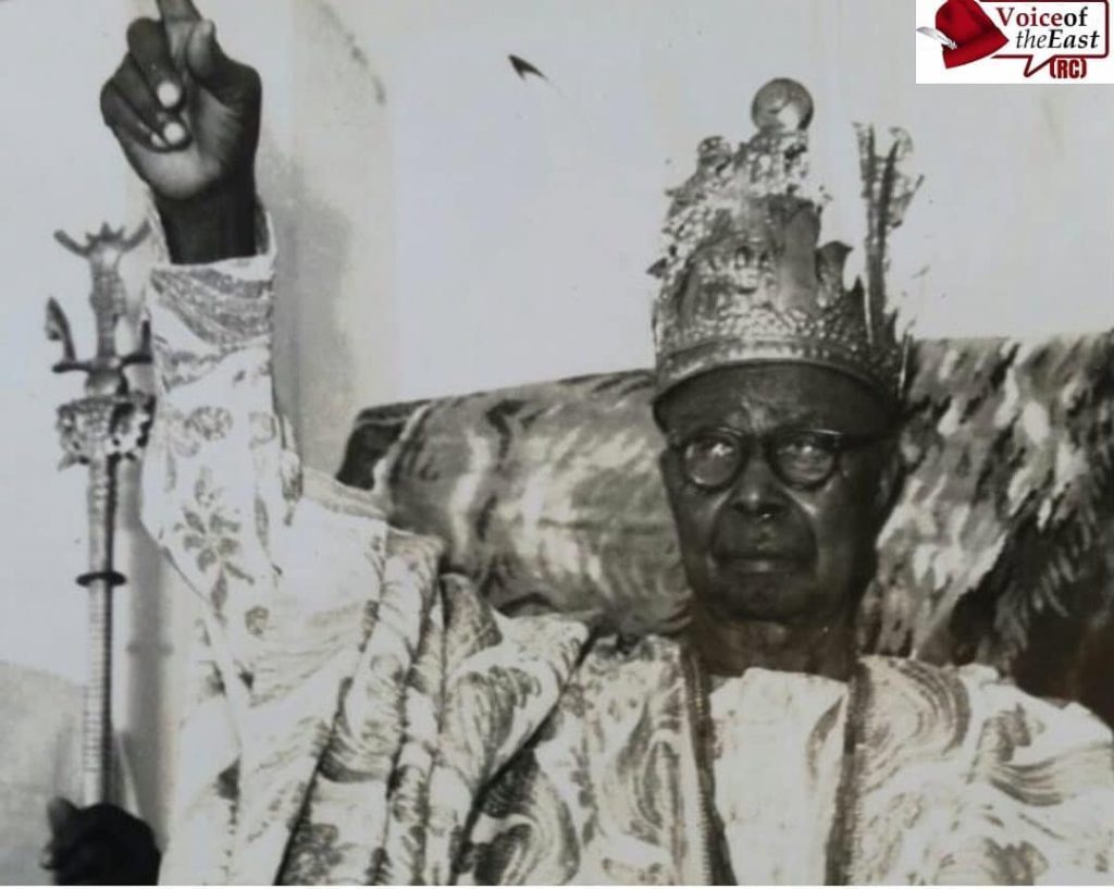 Eze Nri Tabansi Nrijiofor, who reigned from 1938 to 1979, exemplifying the cultural and spiritual leadership of the Eze Nri lineage