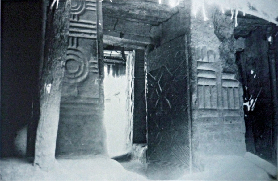 Entrance Portico of Chief Ogbua’s Iba, Onicha, 1961