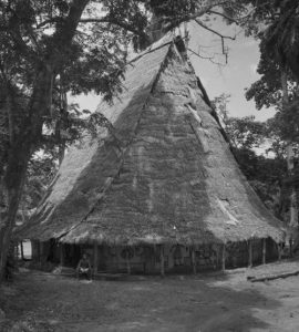 Ekpe (Leopard Society) Meeting House, Umuajatta Village, Olokoro. Photograph by G.I. Jones, 1932-1938. Image courtesy of Ukpuru on X